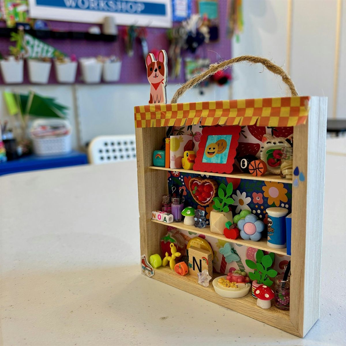 Mini Bookcases (for all ages!) craft workshop in Montgomery County, Md.