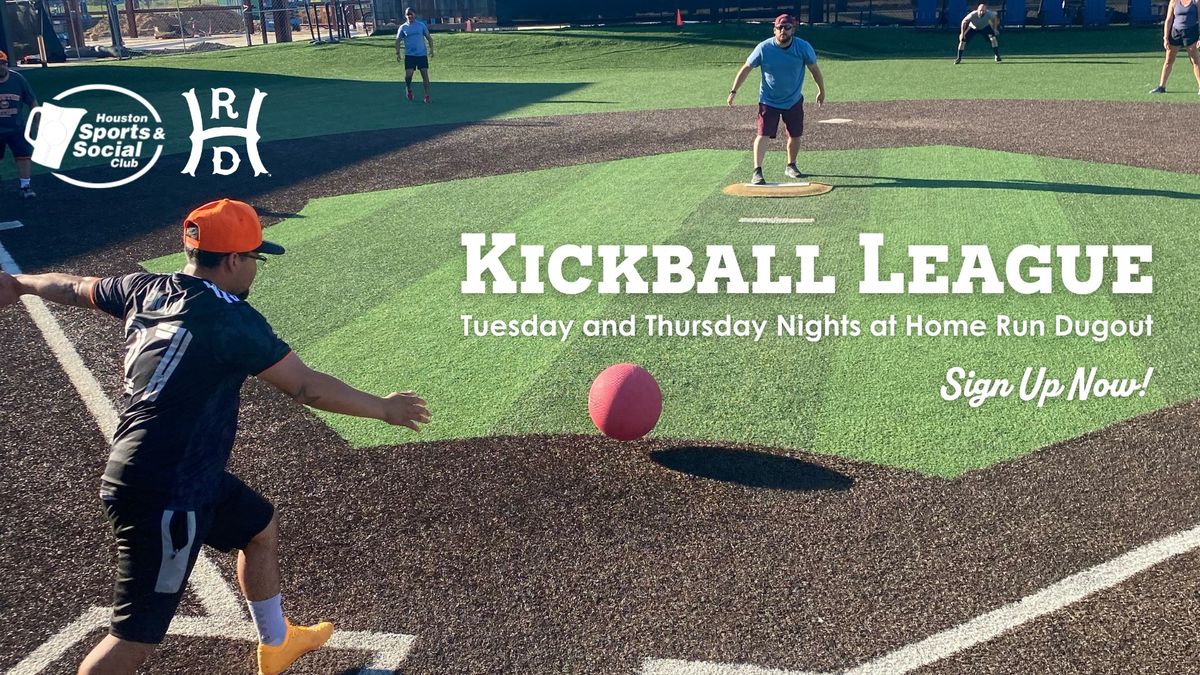 Thursday Kickball League at Home Run Dugout - Katy