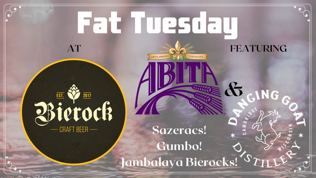 Fat Tuesday 2025 at Bierock: Jambalaya, Gumbo & More