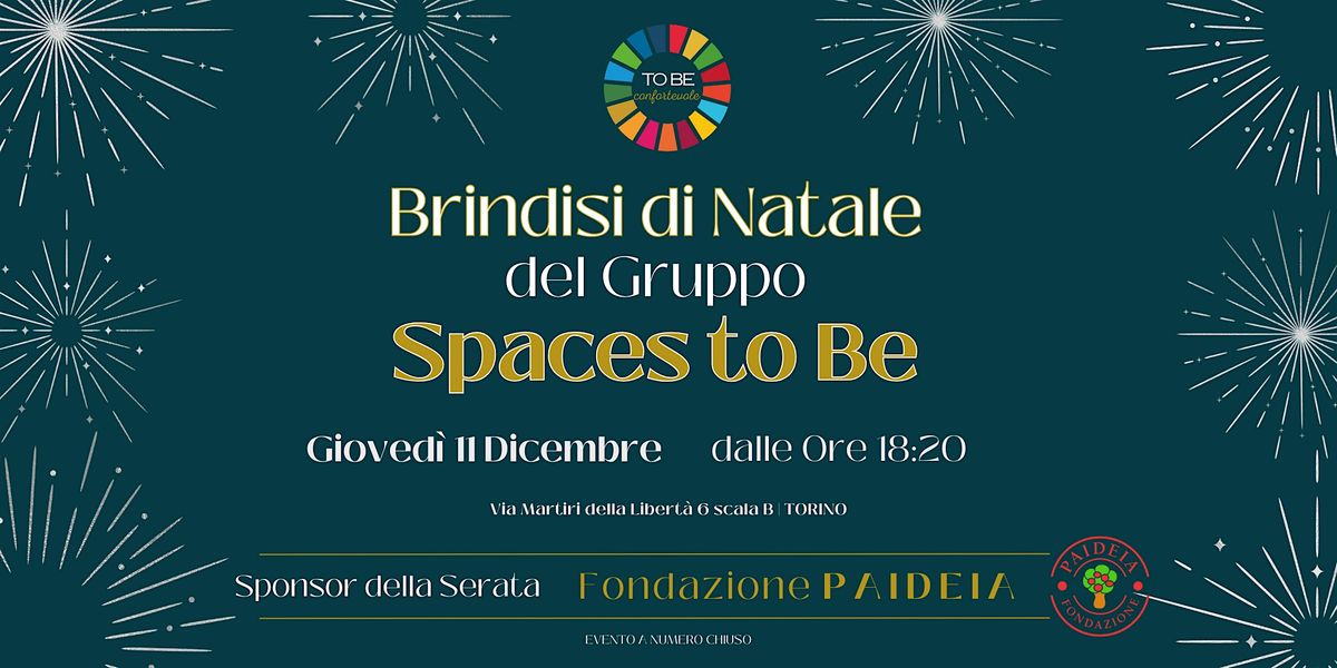 Brindisi di Natale 2025 - Spaces to Be
