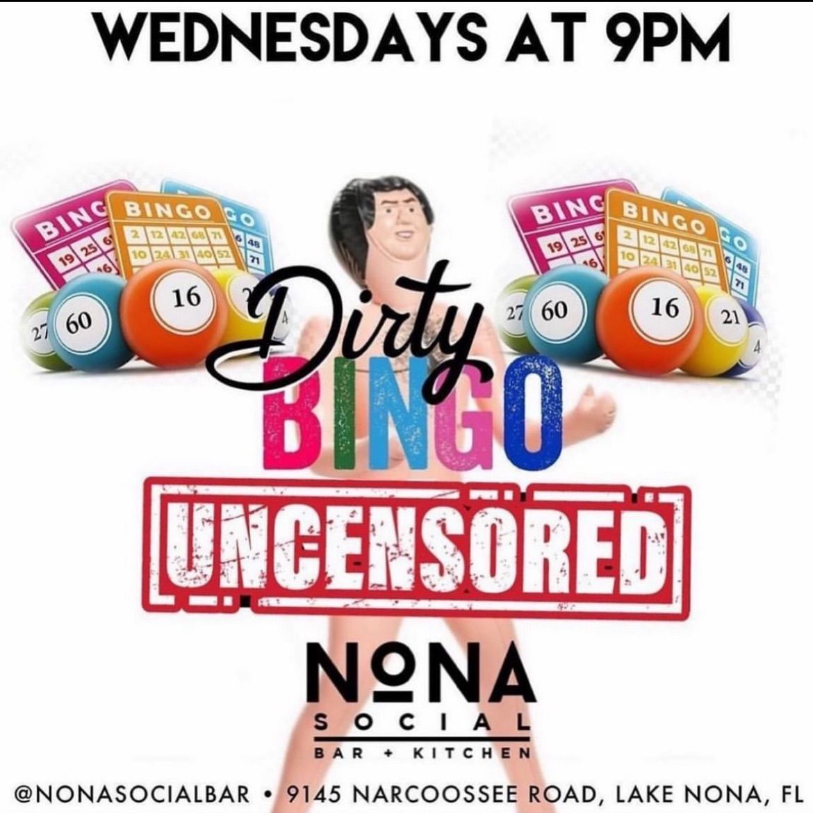 Dirty Bingo Wednesdays 