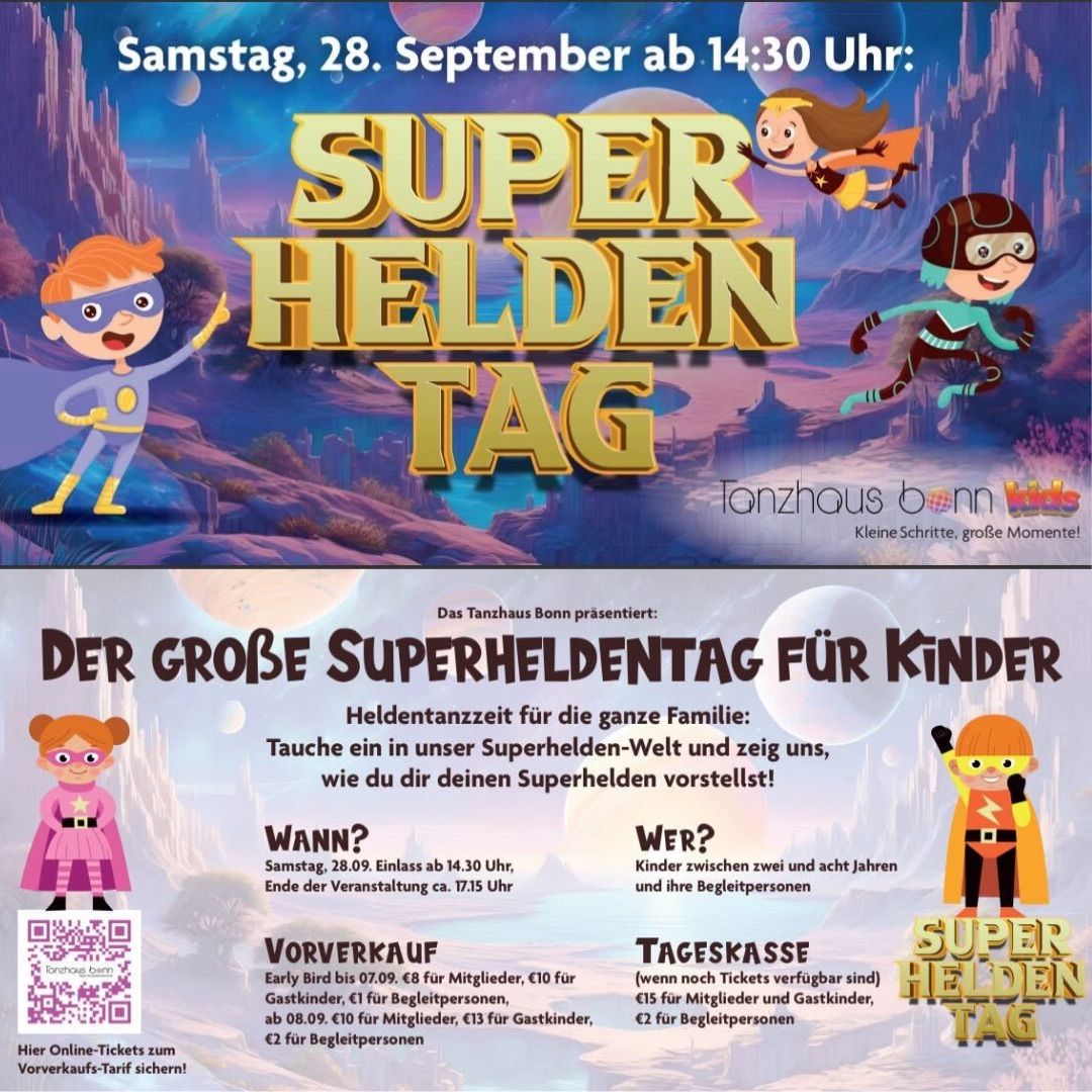 Superhelden-Tag f\u00fcr Kids