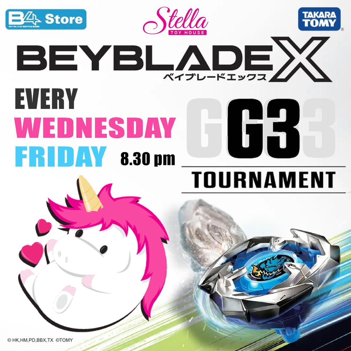 Beyblade G3 Tournament (Friday)