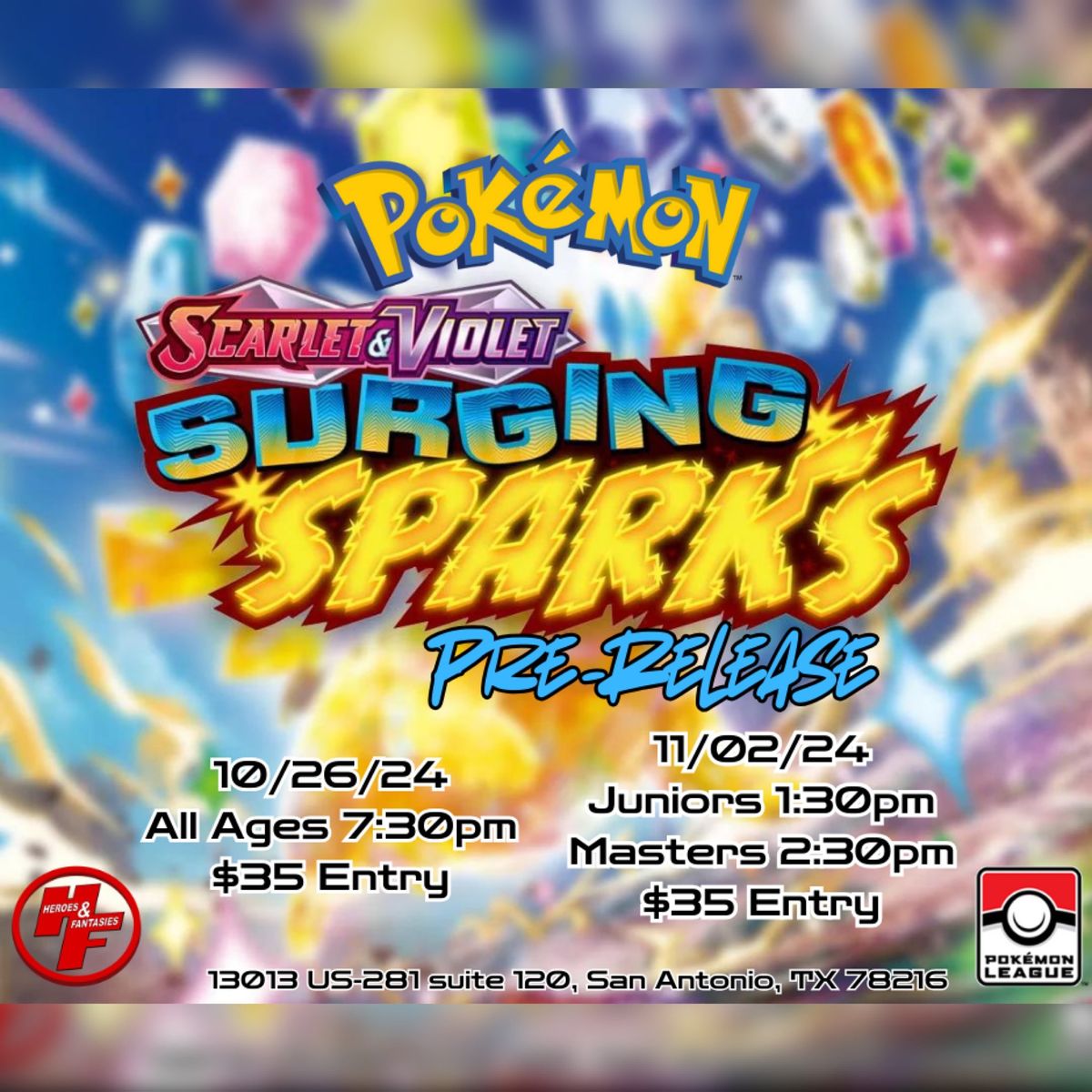 Pokemon Juniors Pre-Release Tournament; Surging Sparks!