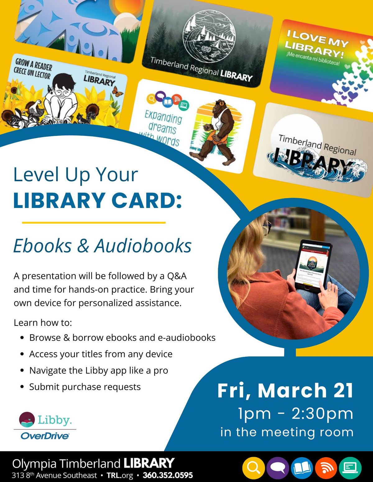 Level Up Your Library Card: Ebooks & Audiobooks