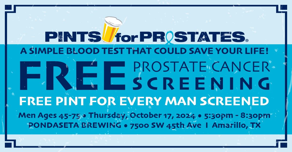 Pints for Prostates