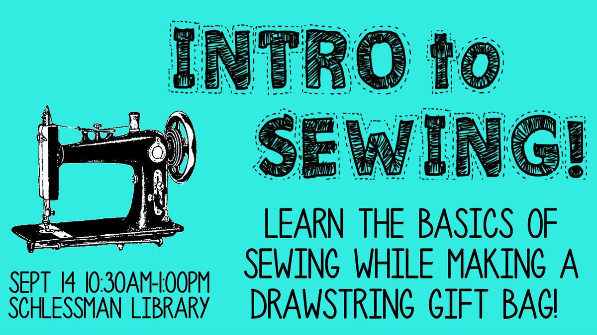 Intro to Sewing