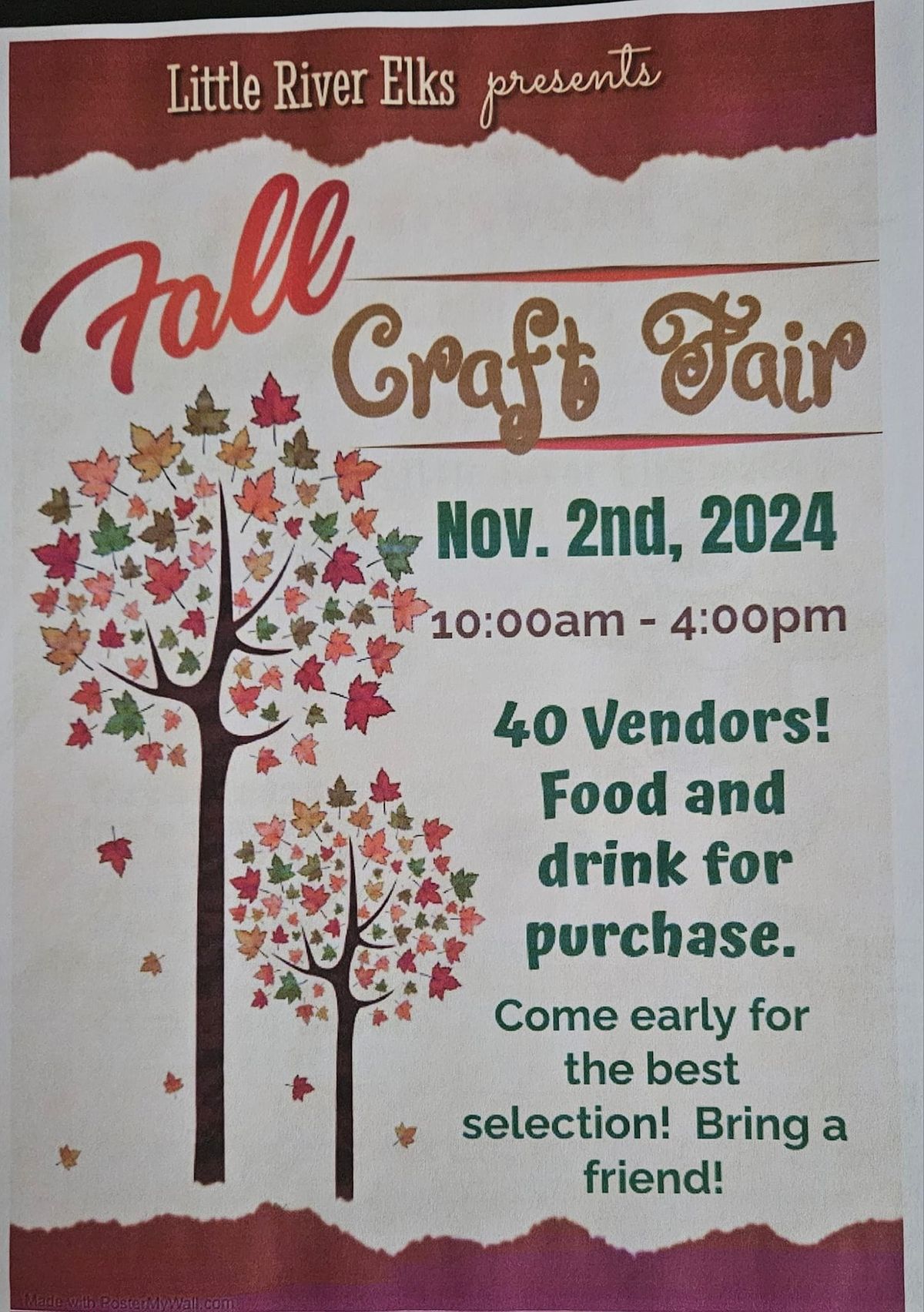 Little River Elks Annual Fall Craft Fair