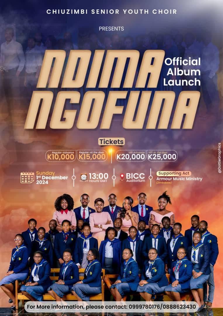 Chiuzimbi Senior Youth Choir "Ndimangofuna" Album Launch