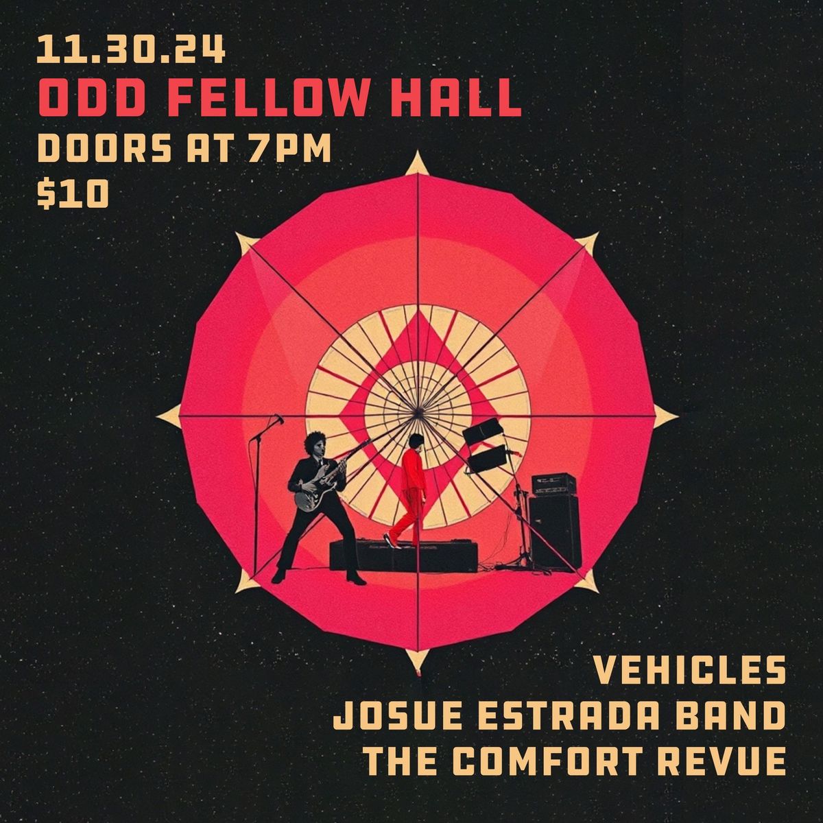 VEHICLES \/\/ Josu\u00e9 Estrada Band \/\/ The Comfort Revue