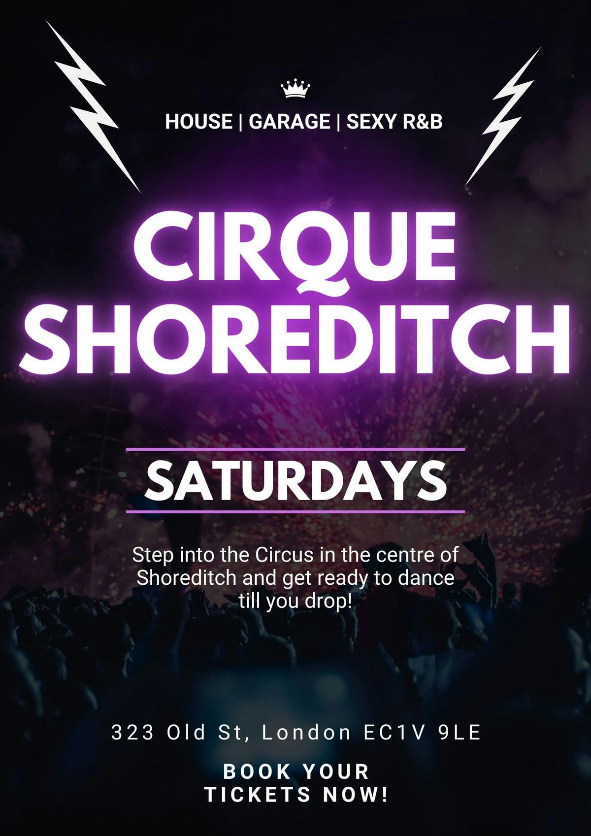 Easter Bank Holiday Party @ CIRQUE SHOREDITCH \/\/ Cirque Shoreditch \/\/ Party Tunes, R&amp;B, Commercial, Hip-Hop bangers