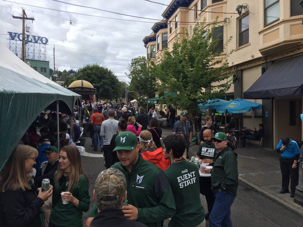 Portland State Vikings at Cal Poly Mustangs Football at Alex G Spanos Stadium