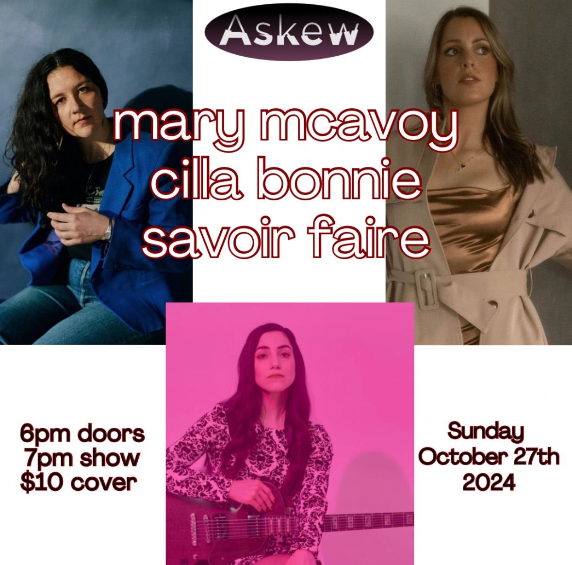 Cilla Bonnie, Mary McAvoy, Savoir Faire at Askew