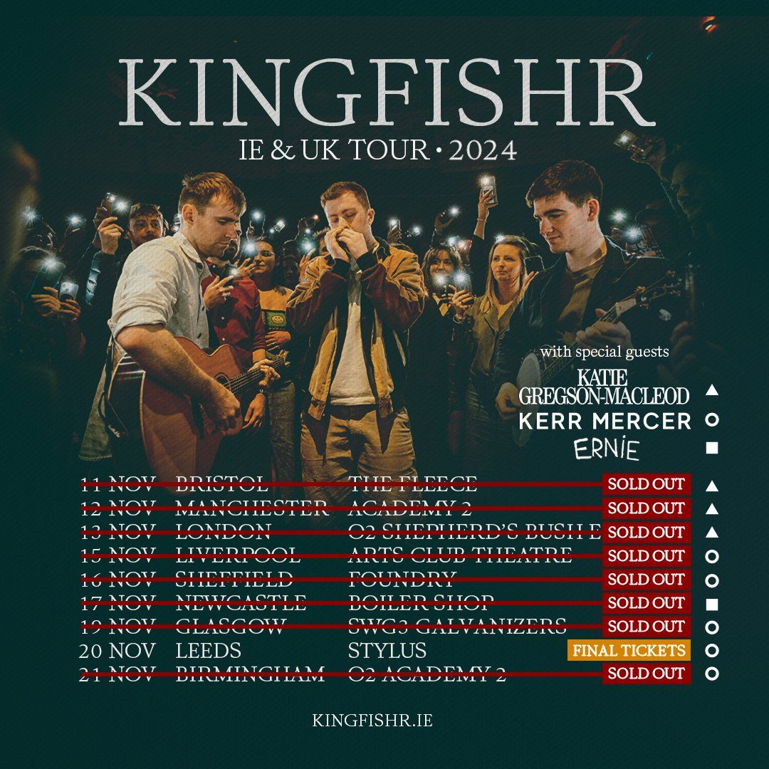 Kingfishr Newcastle Upon Tyne Tickets