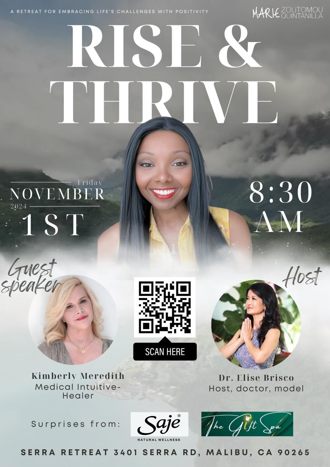 Rise & Thrive: An In-Person Retreat for Embracing Life's Challenges with Positivity