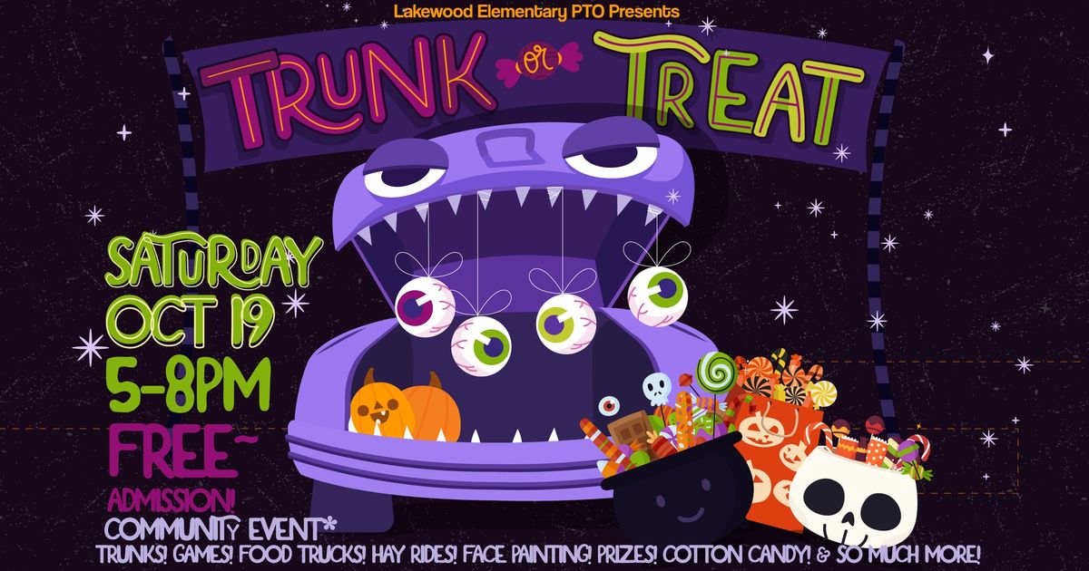 Lakewood Elementary PTO \ud83c\udf83\ud83d\udda4 Trunk or Treat 2024