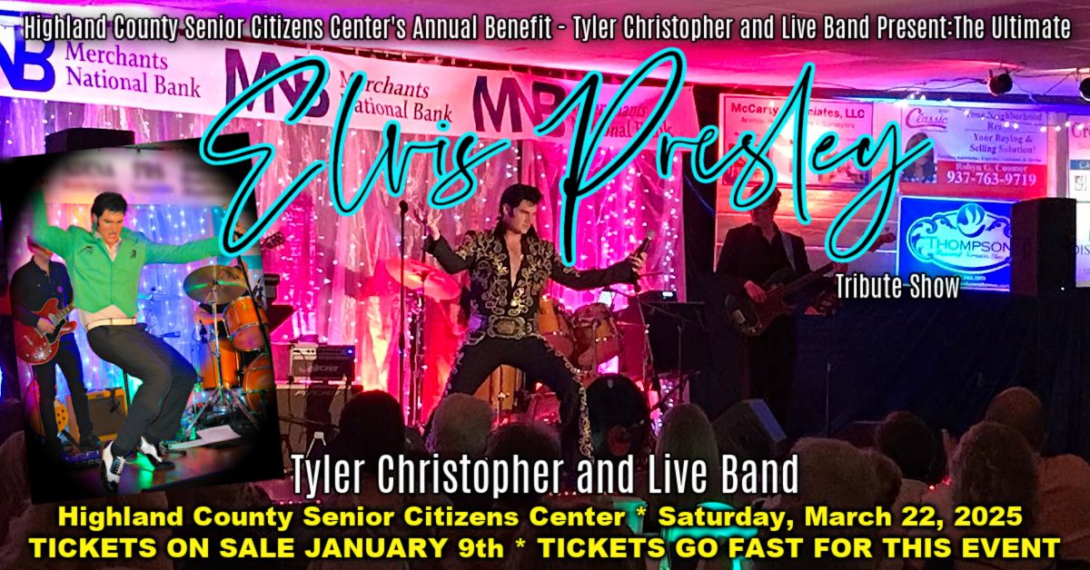 The Ultimate Elvis Presley Tribute Benefit Show: Featuring Tyler Christopher & Live Band 