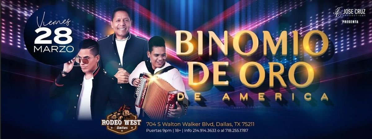 BINOMIO DE ORO DE AMERICA EN DALLAS