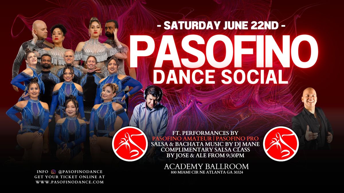 PASOFINO Dance Social FT. PF's Amateur & Pro Teams