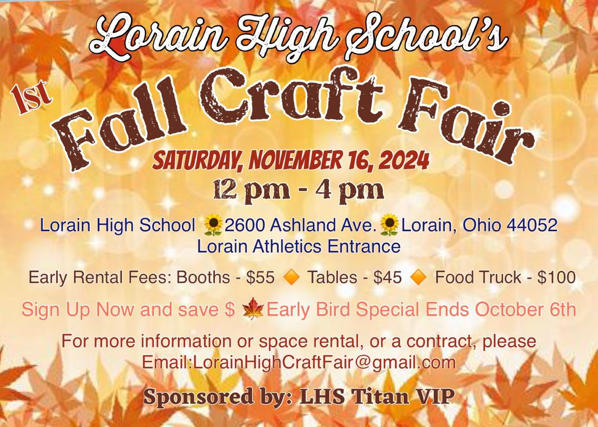 Lorain High's 1st Fall Craft Fair