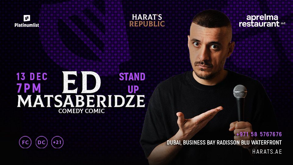 Ed Matsaberidze Stand Up\u00a0at Harat\u2019s Republic