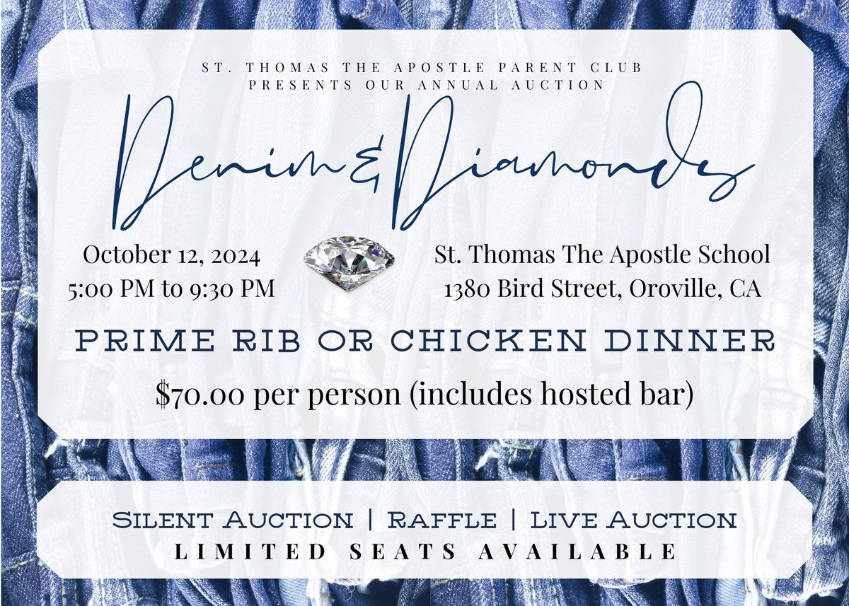 Denim & Diamonds Auction Fundraising Dinner