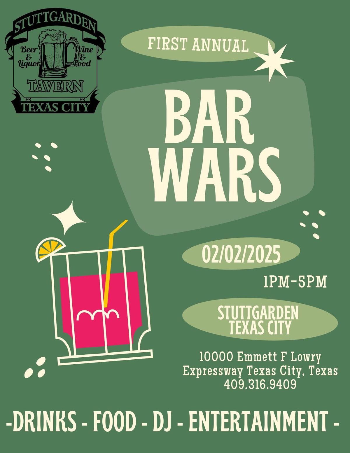 First Annual Bar Wars