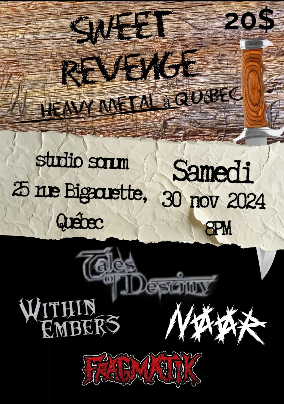 Sweet Revenge - Heavy Metal \u00e0 Qu\u00e9bec