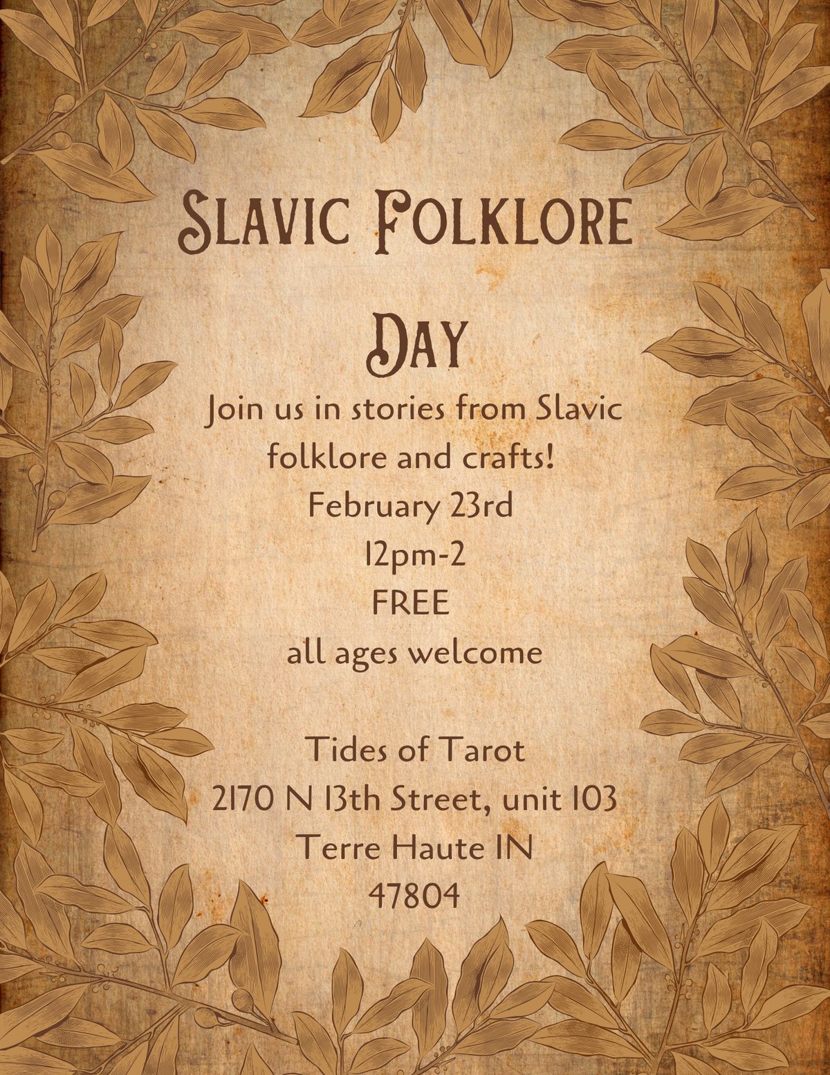 Slavic Folklore Day