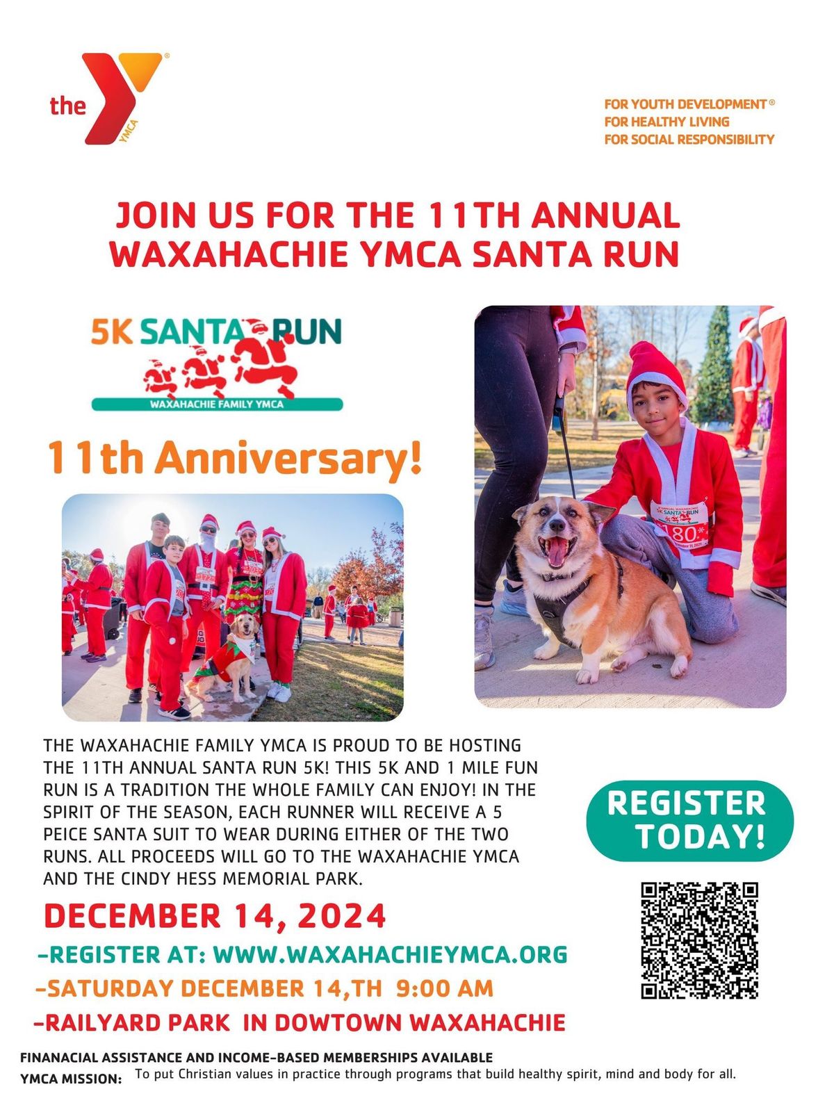 Waxahachie YMCA Santa Run 5k