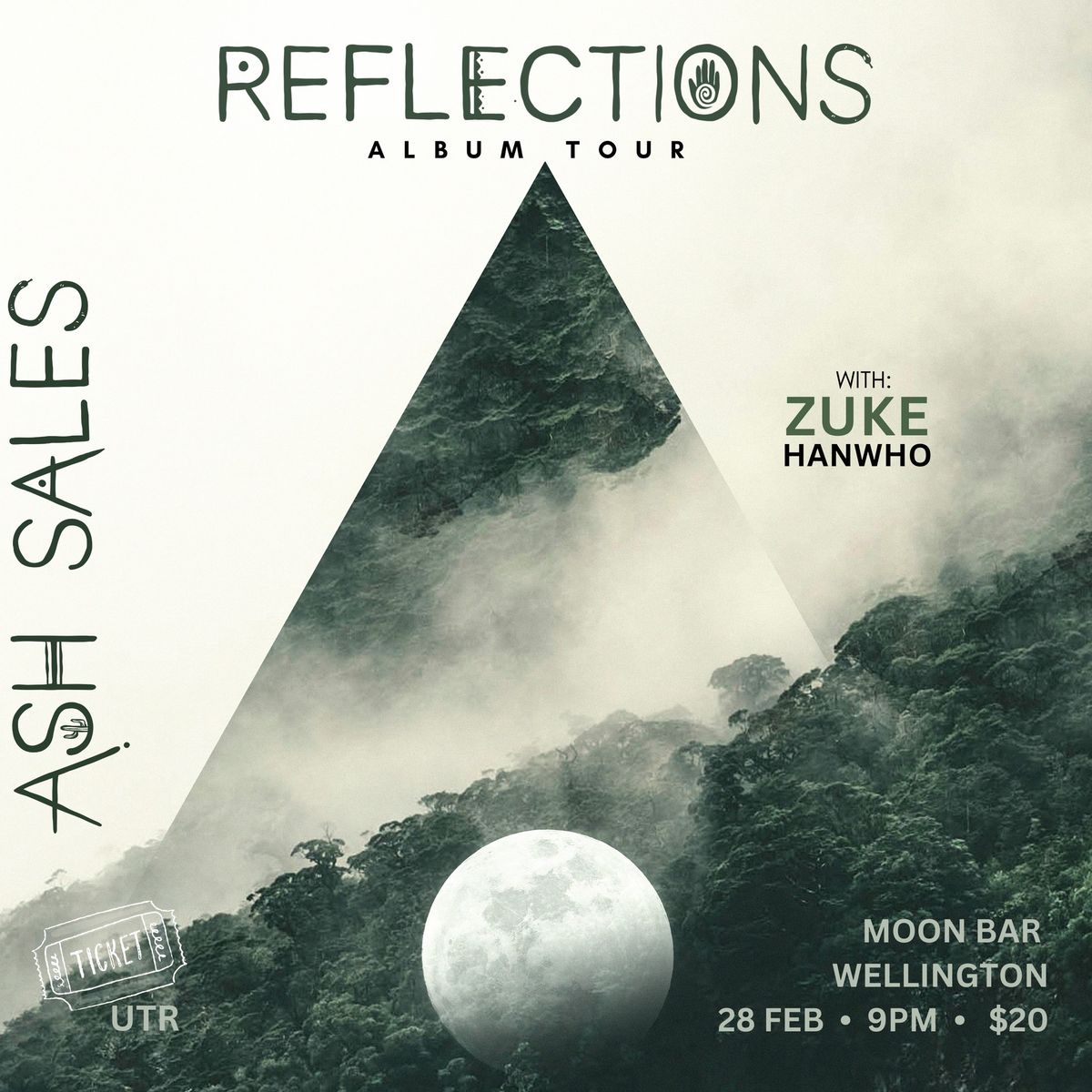 Ash Sales \u2018Reflections\u2019 Album Release with Zuke + Hanwho (WLG)