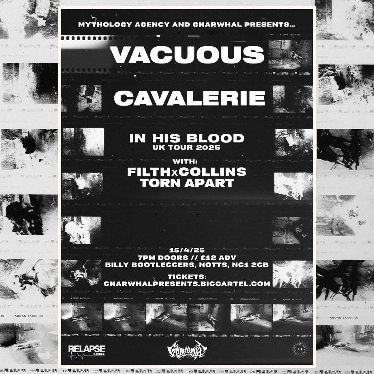 Vacuous \/ Cavalerie (France) \/ FilthxCollins \/ Torn Apart @ Billy\u2019s 