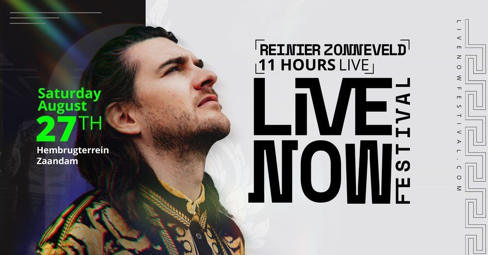 [SOLD OUT] Reinier Zonneveld pres. LiveNOW Festival