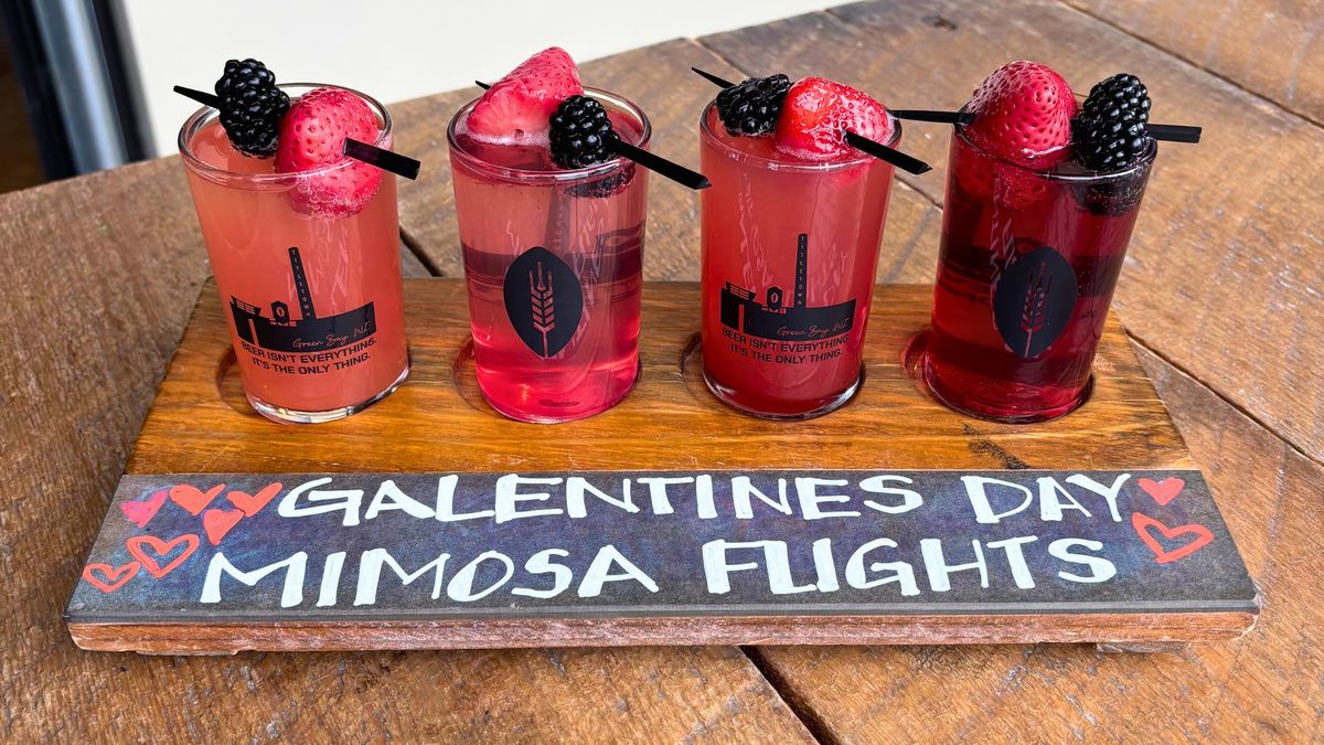 Galentine's Day Mimosa Flights! \ud83d\udc95