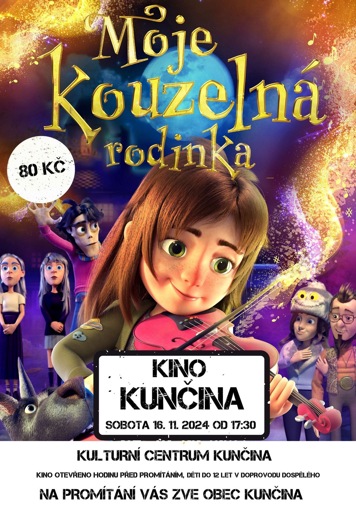 KINO KC KUN\u010cINA - POH\u00c1DKA MOJE KOUZELN\u00c1 RODINKA