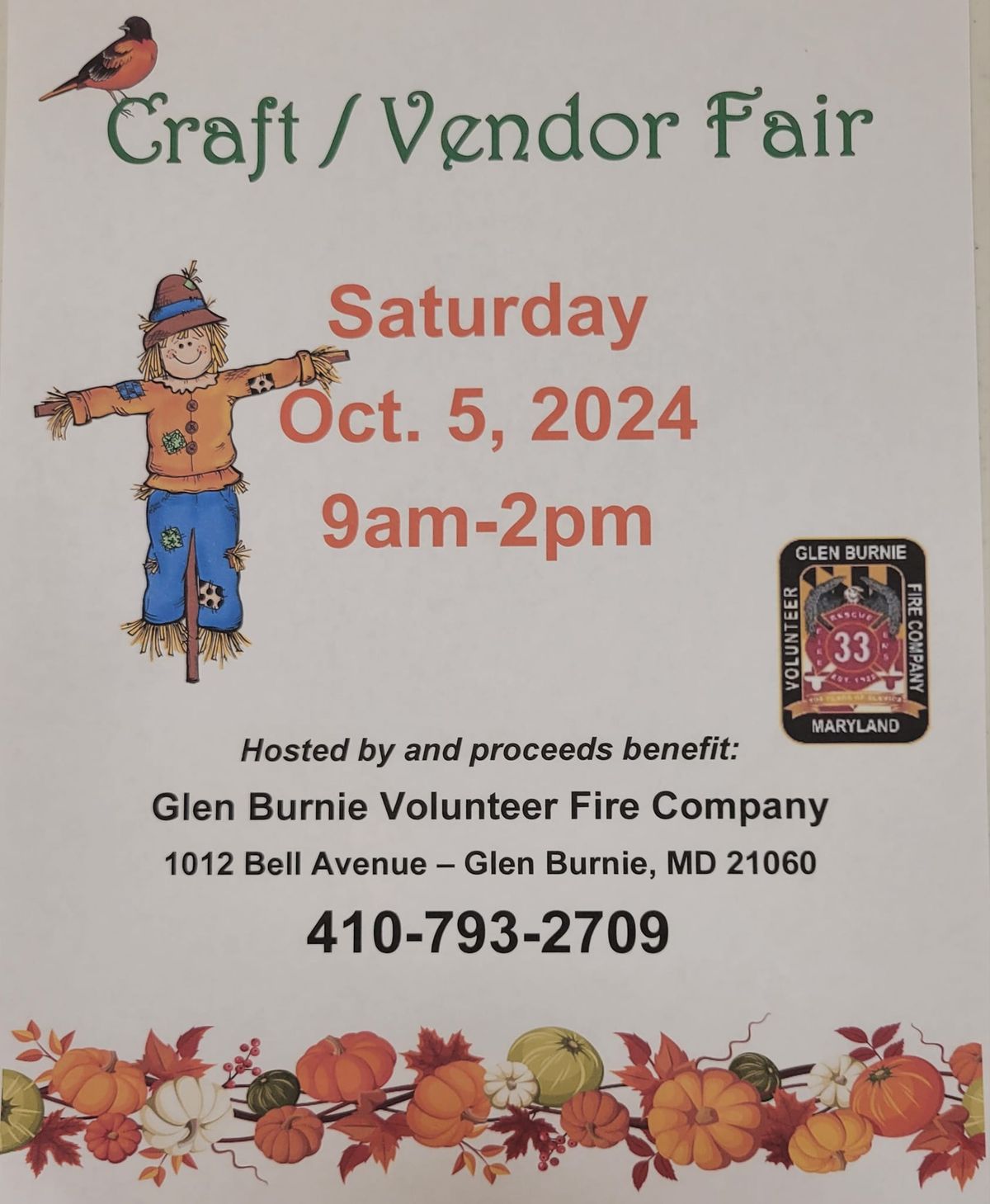 GBVFC Craft & Vendor Fair 