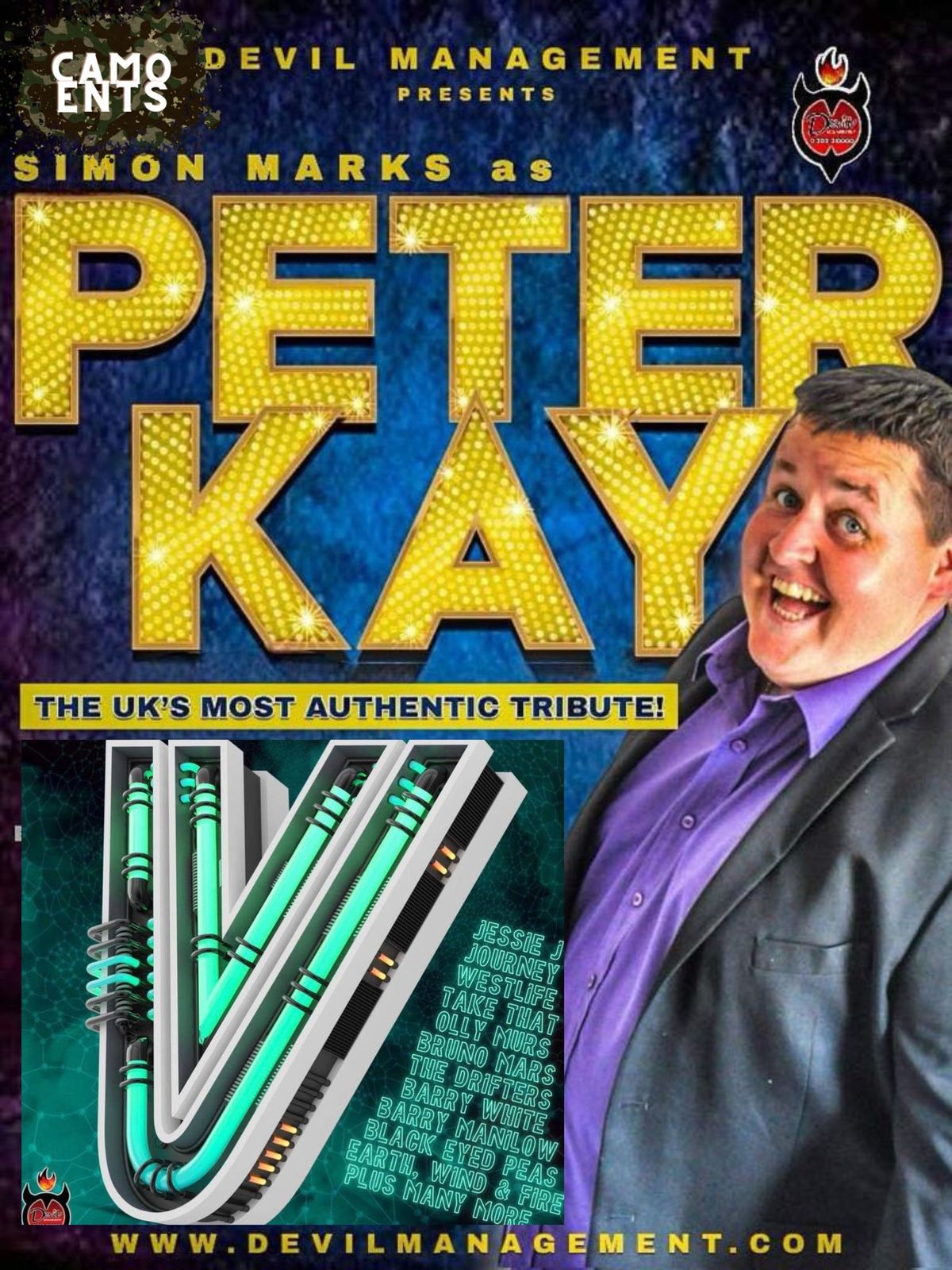 Peter Kay Tribute (Simon Mark) plus Support from V