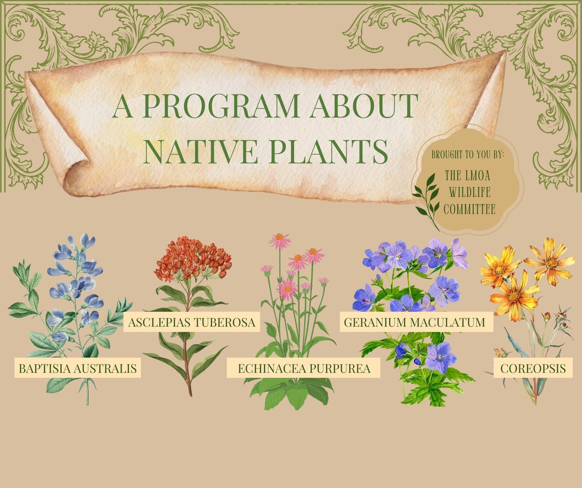 Wildlife Committee Presents A Program About Native Plants