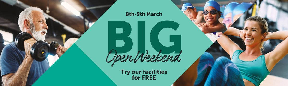 Big Open Weekend on Saturday 8th and Sunday 9th March 2025