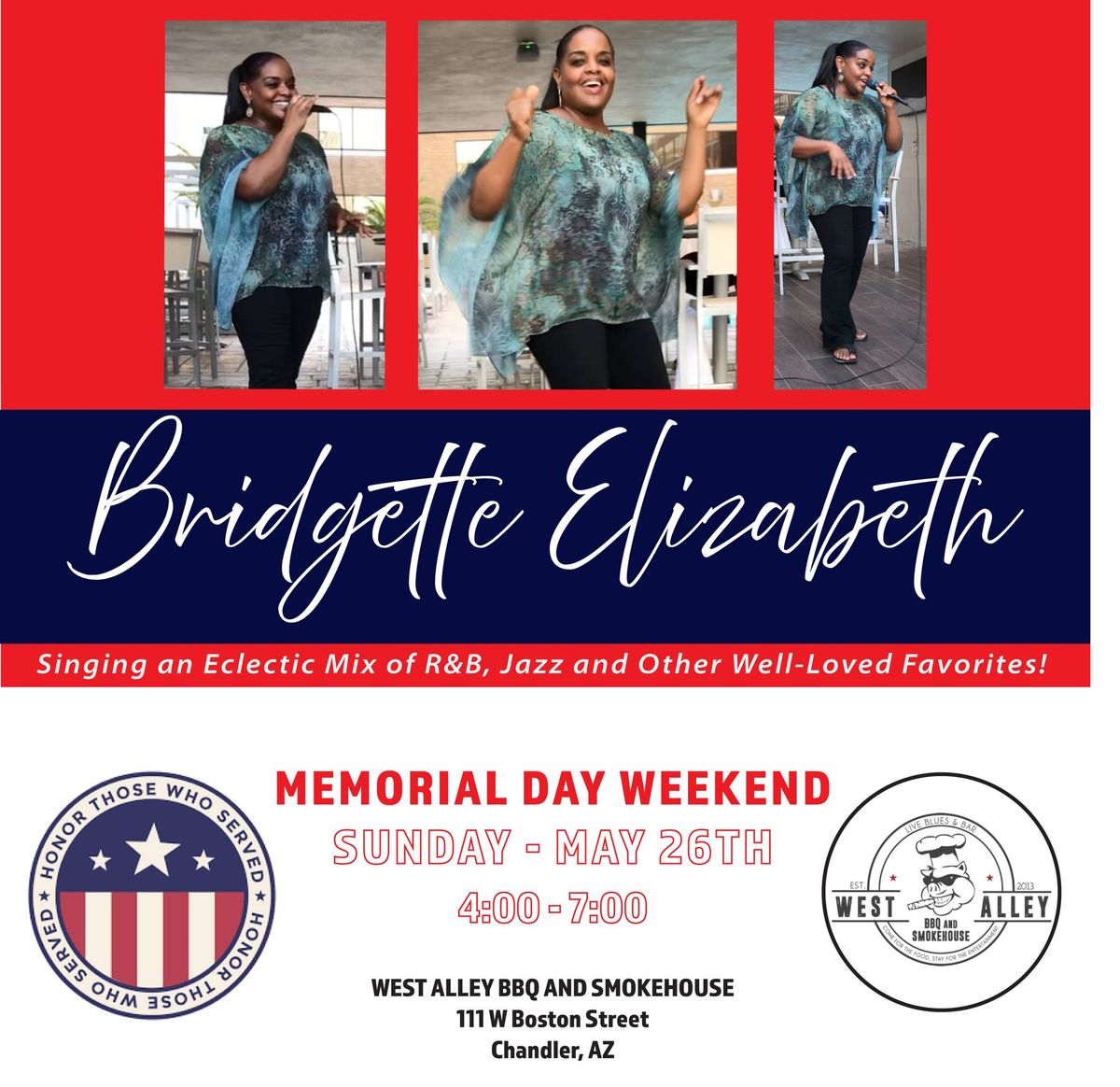 Memorial Day Sunday with Bridgette Elizabeth