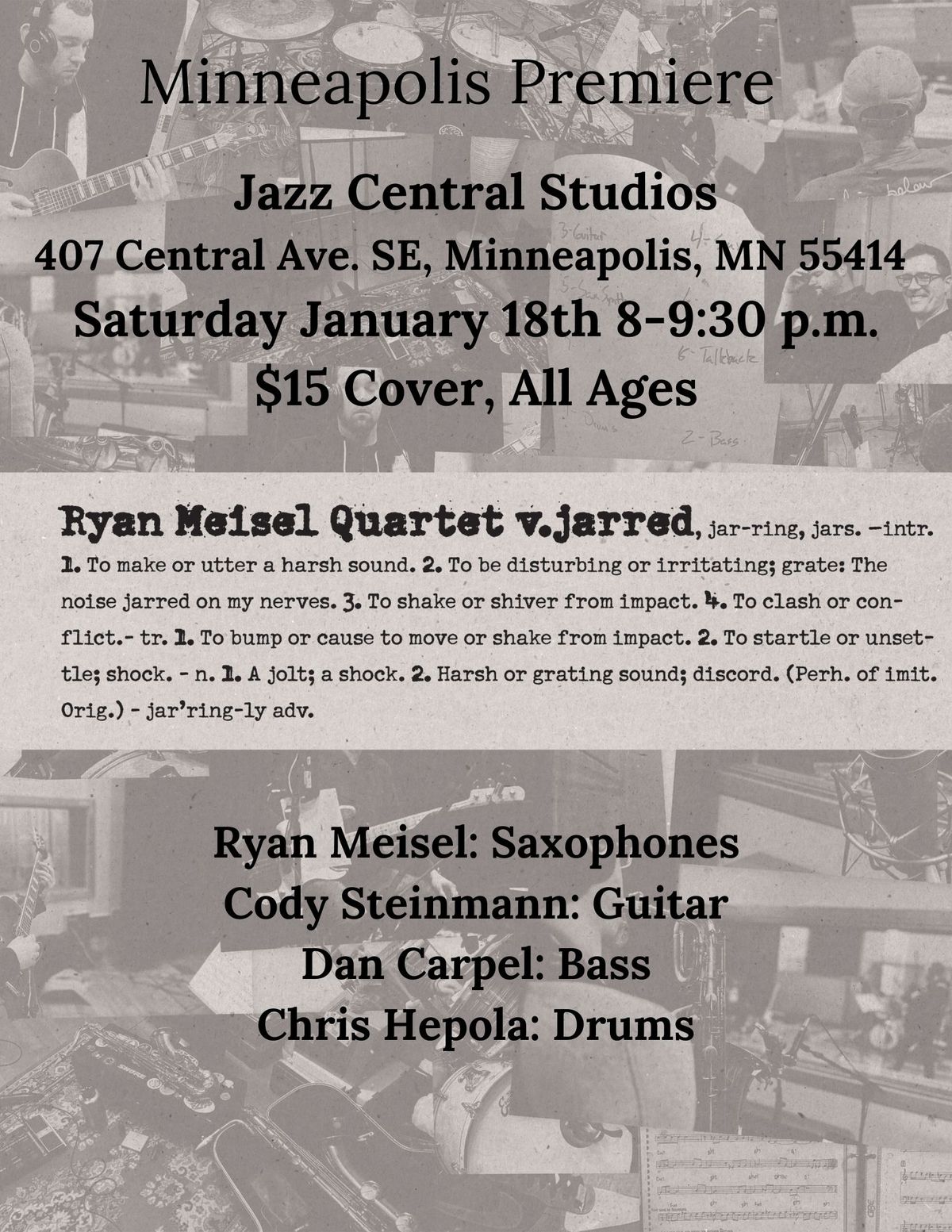 Ryan Meisel Quartet - Jarred Electric