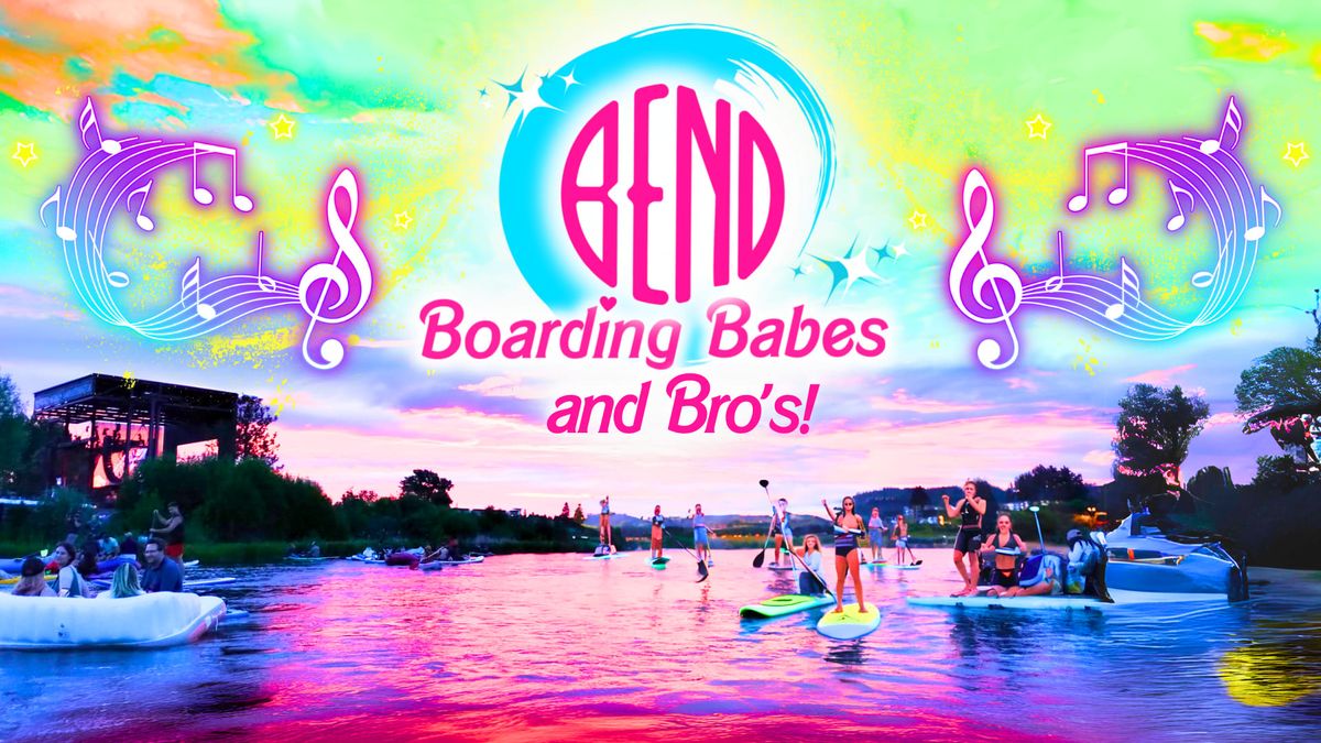 Bend Boarding Babes and Bro's! Concert Paddle Stick Figure!      \ud83d\udc9a\u2764\ufe0f\ud83d\udc9b