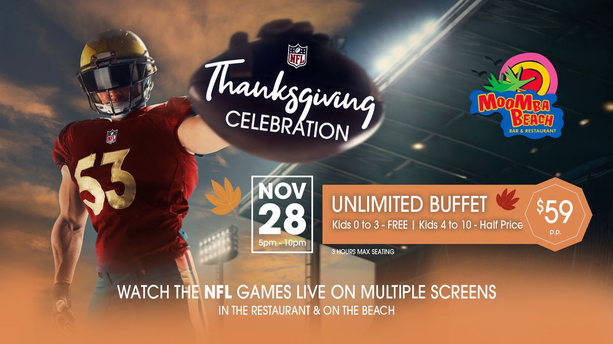 Enjoy a Beachside Thanksgiving Buffet at MooMba