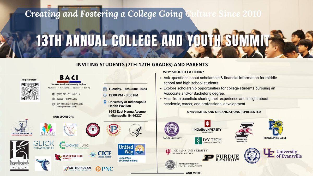 13th Annual College and Youth Summit