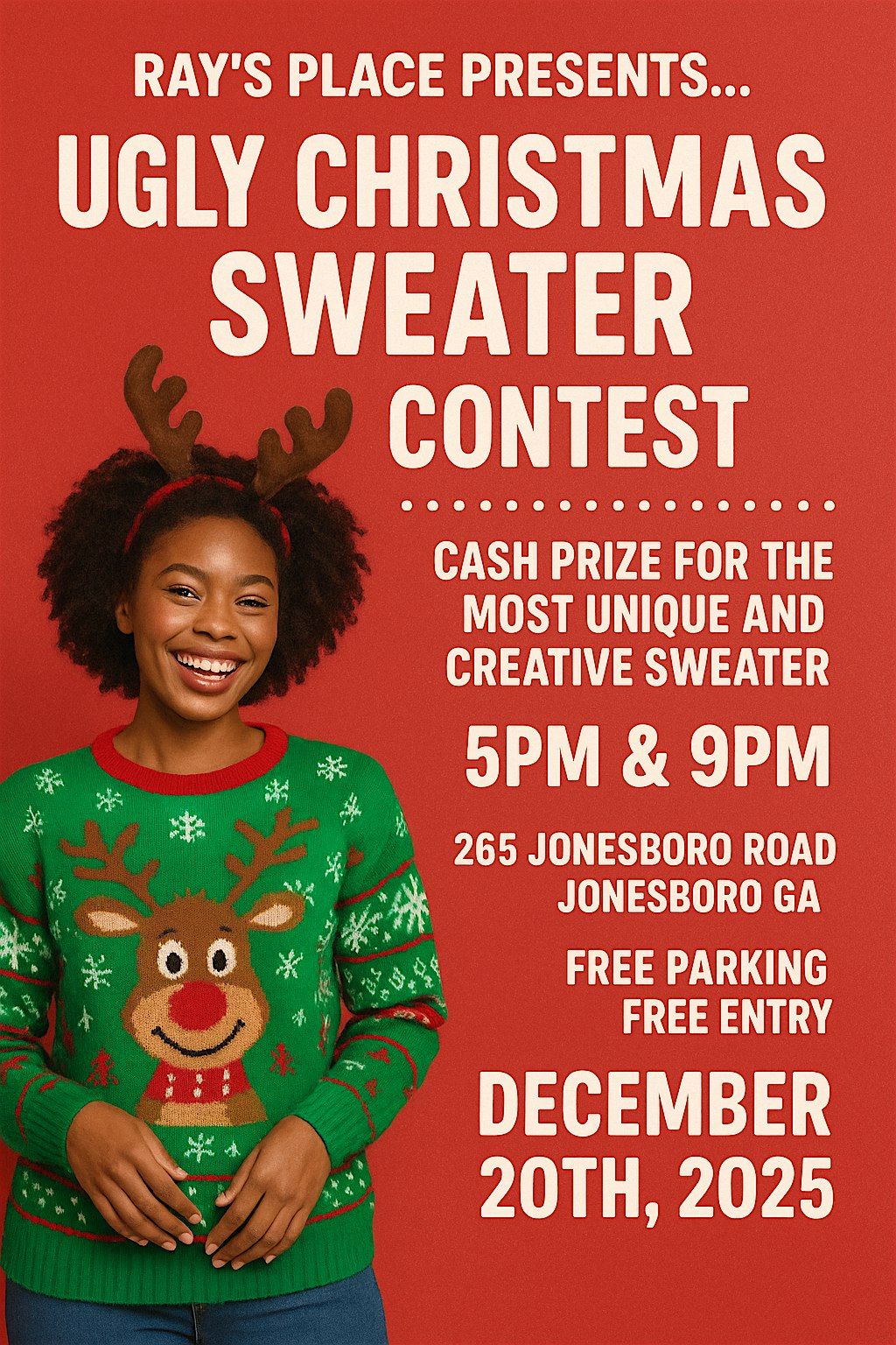 Ugly Christmas Sweater Contest