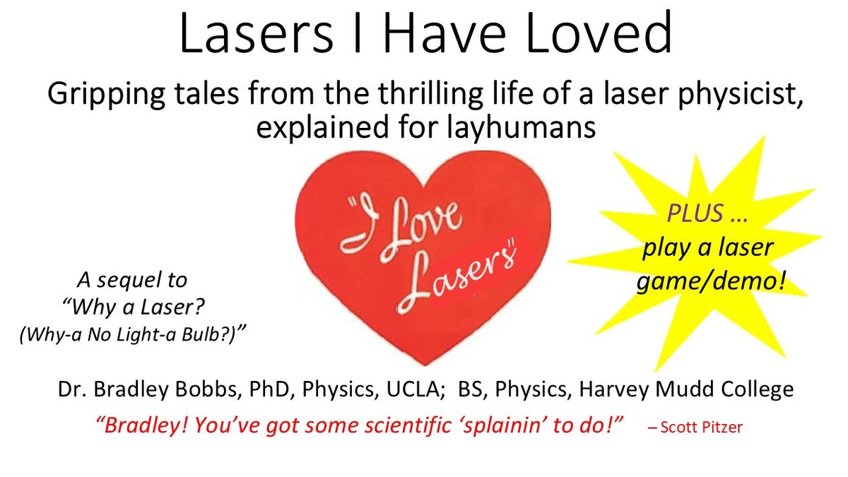 Laser Lectures in San Pedro