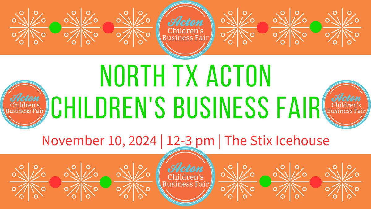 Children's Business Fair @ The Stix Icehouse