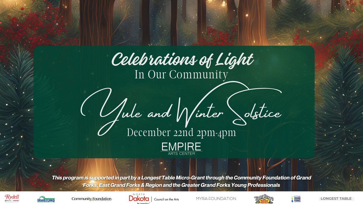 Celebrations of Light In Our Community-Yule & Winter Solstice