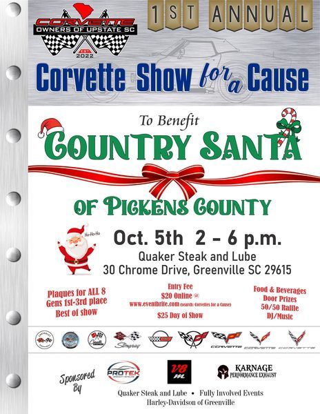 1st Annual Corvettes for a Cause