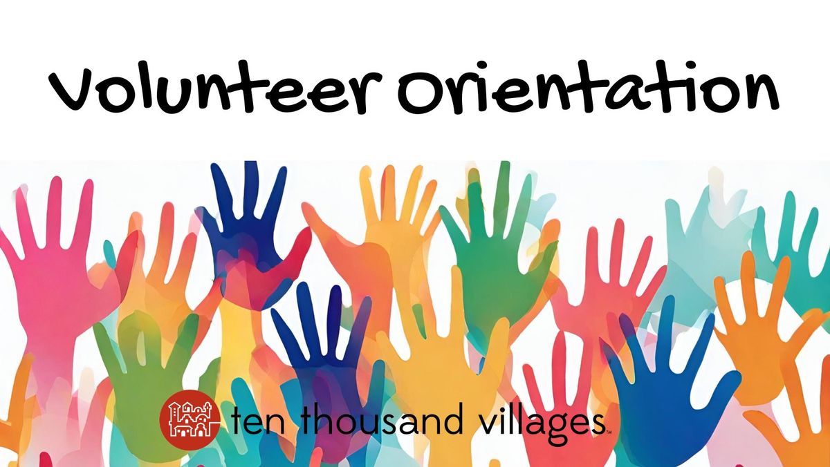 September Volunteer Orientation